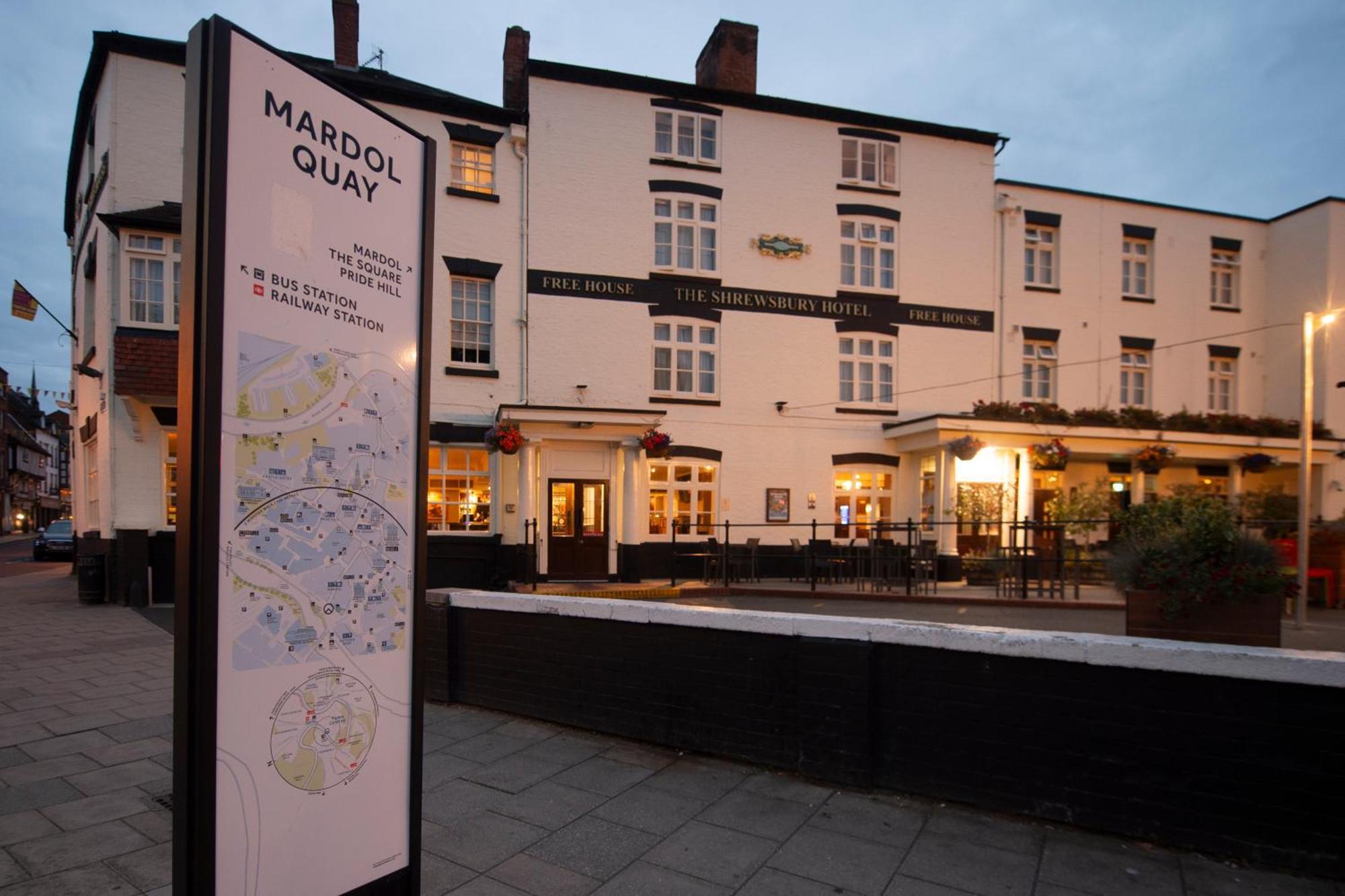 The Shrewsbury Hotel Wetherspoon Dış mekan fotoğraf