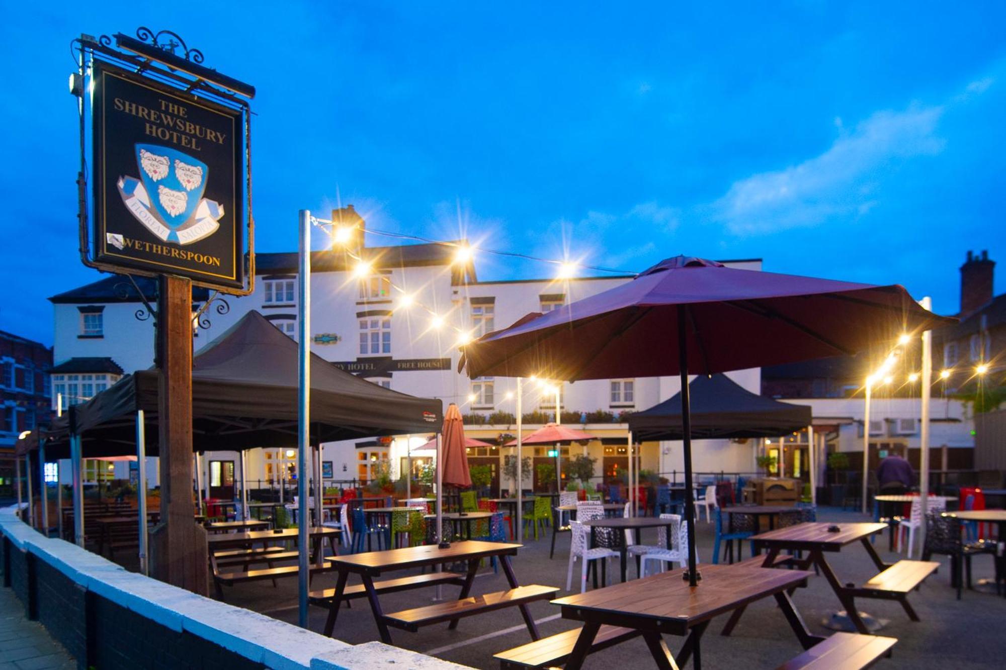 The Shrewsbury Hotel Wetherspoon Dış mekan fotoğraf